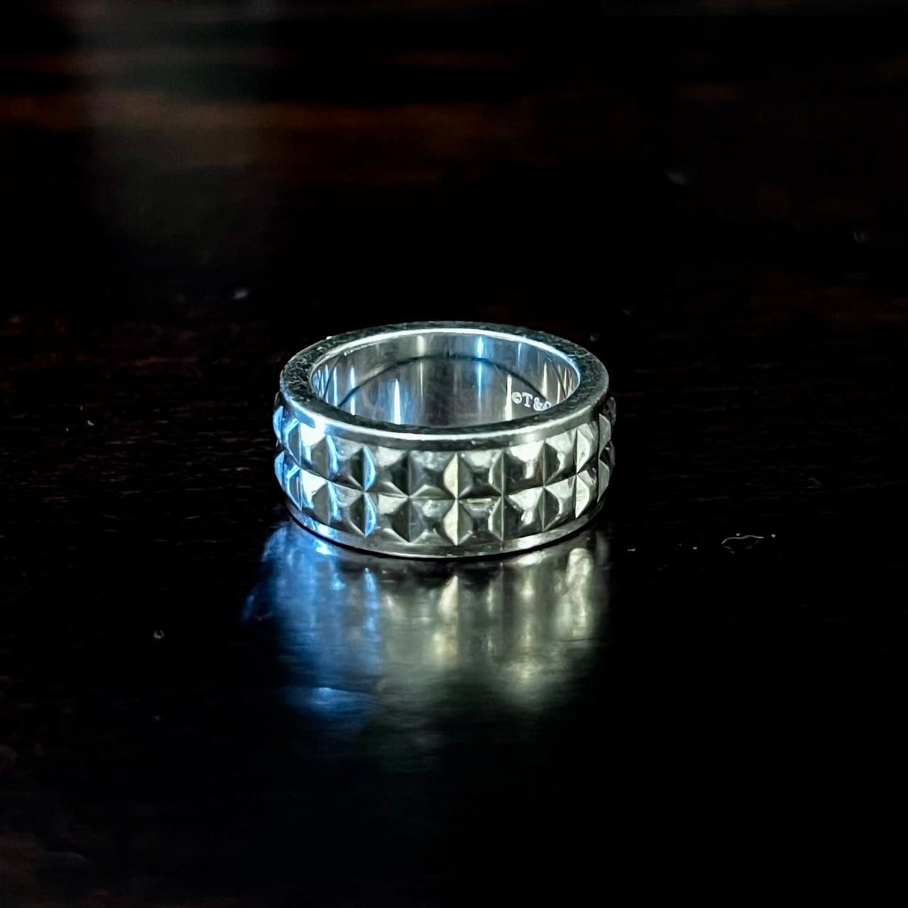 OLD TIFFANY & CO. Studs Ring Sterling Silver | オールド