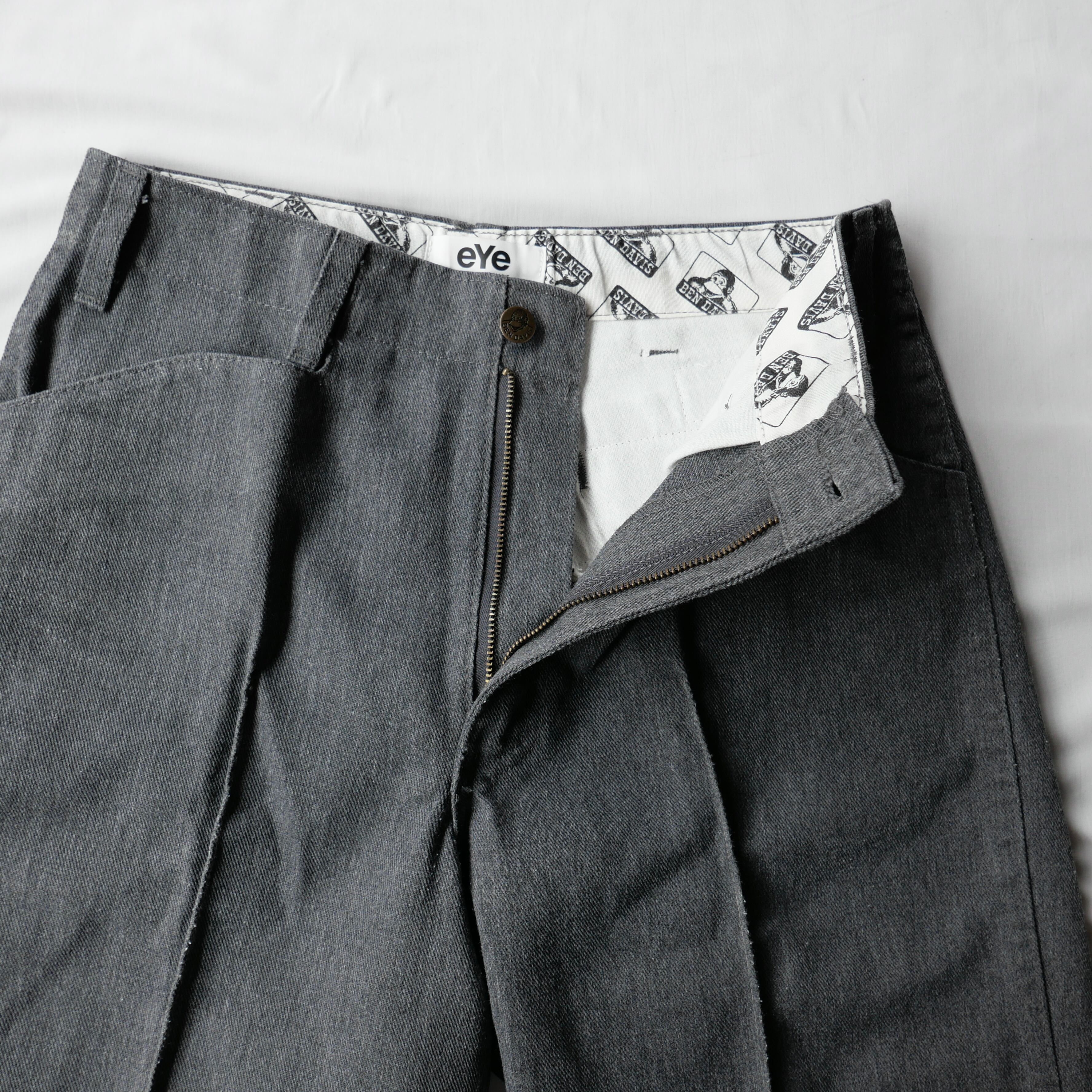 eYe JUNYA WATANABE MAN + BENDAVISワークパンツ eye JUNYA WATANABE MAN x BEN DAVIS Switched Pants Grey,Khaki L (K