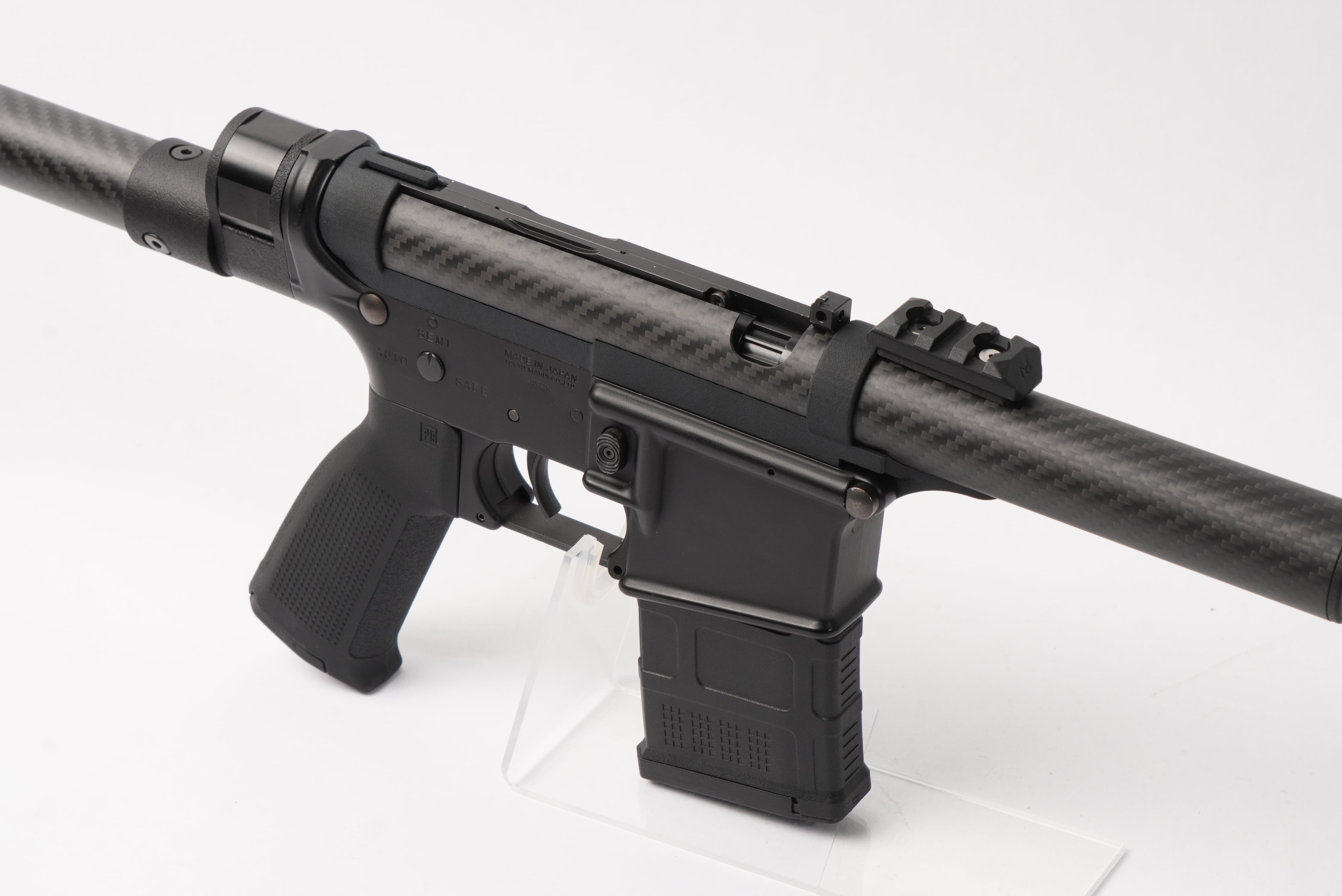 マルイ 次世代M4用 アウターバレル一体型カーボンアッパーレシーバー 5