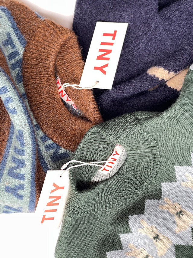 《即納》TINY COTTONS / TINY MOCKNECK SWEATER