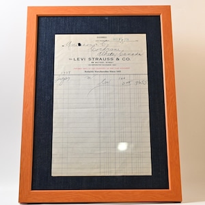 1928's - Levi's- Statement Sheet Frame