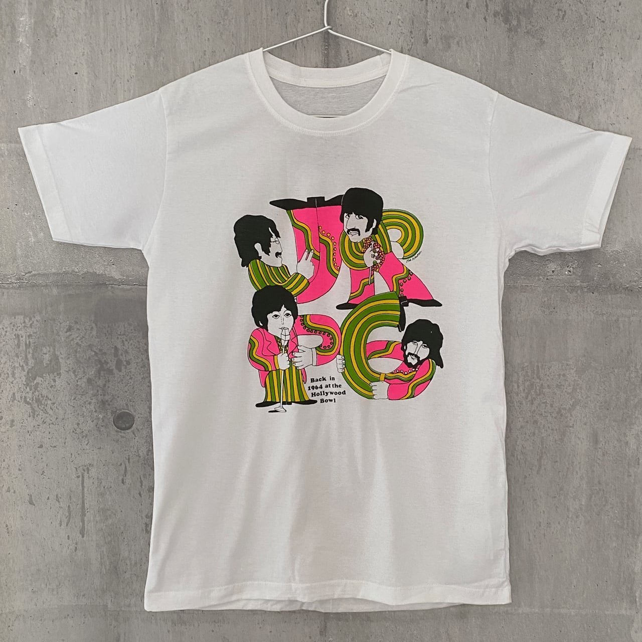 THE BEATLES ビートルズ 両面プリント バンドTシャツ バンT メンズL /eaa341522