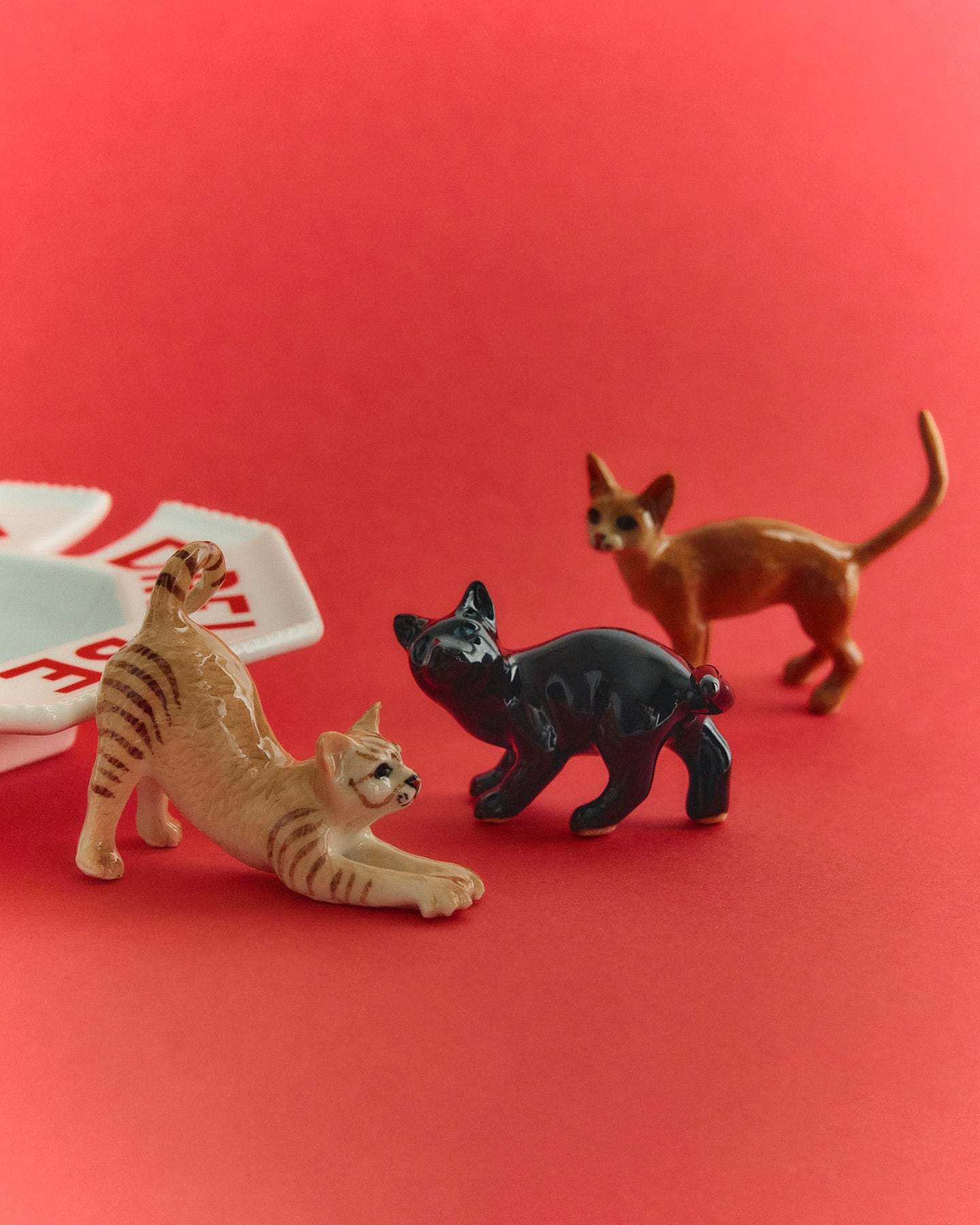 【ミニチュア陶器】Blackcat