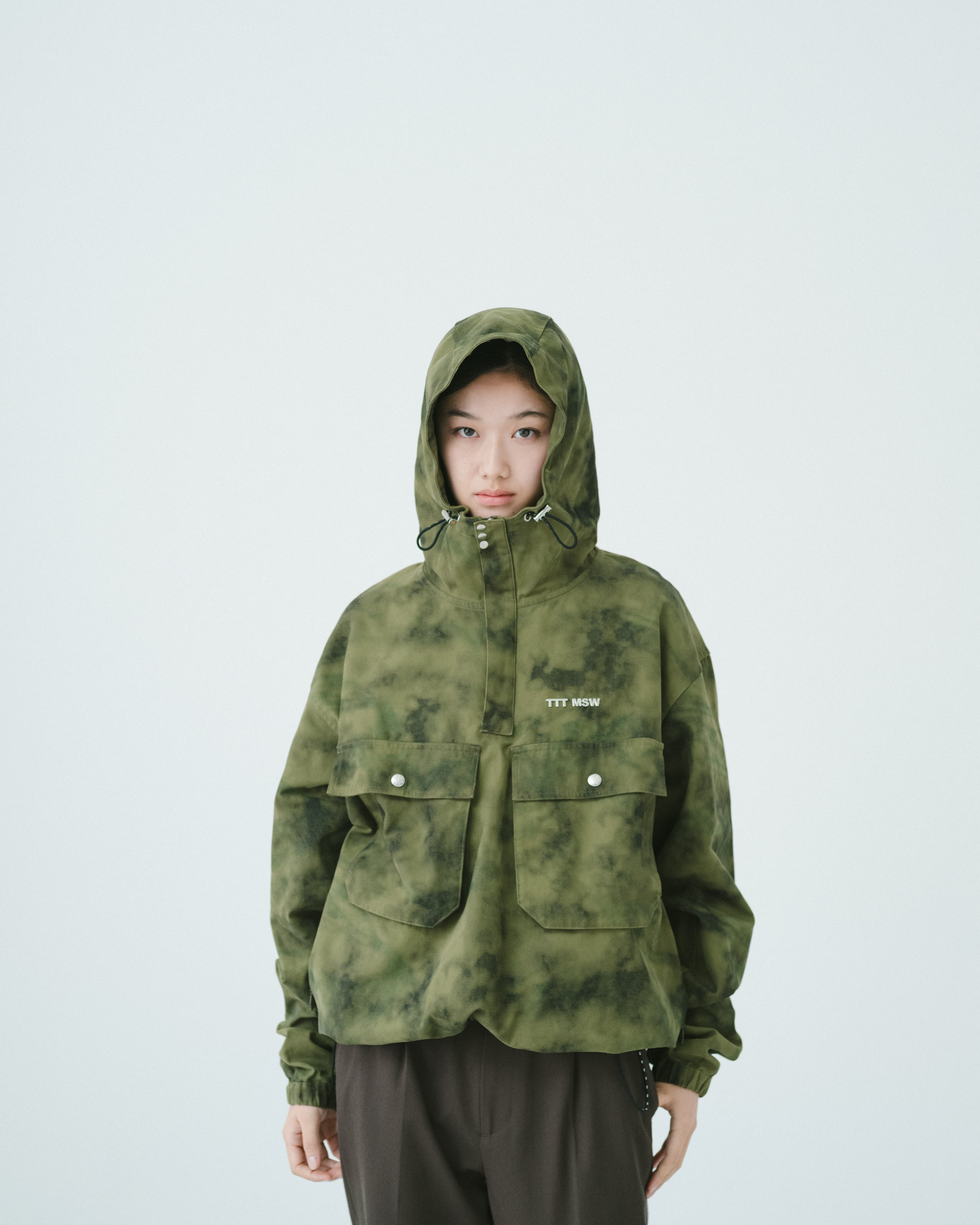 Camouflage anorak hoodie（KHAKI） | TTTMSW