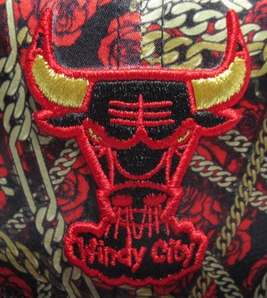 NEW ERA 9fifty   CAP　Chicago Bulls　シカゴ・ブルズ　FLORAL CHAIN×Black　トラッカー
