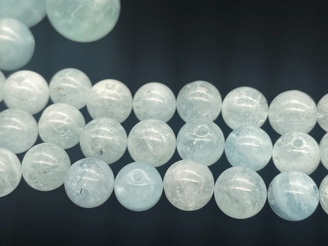 ハンドメイドビーズ素材セット（アクアマリン）