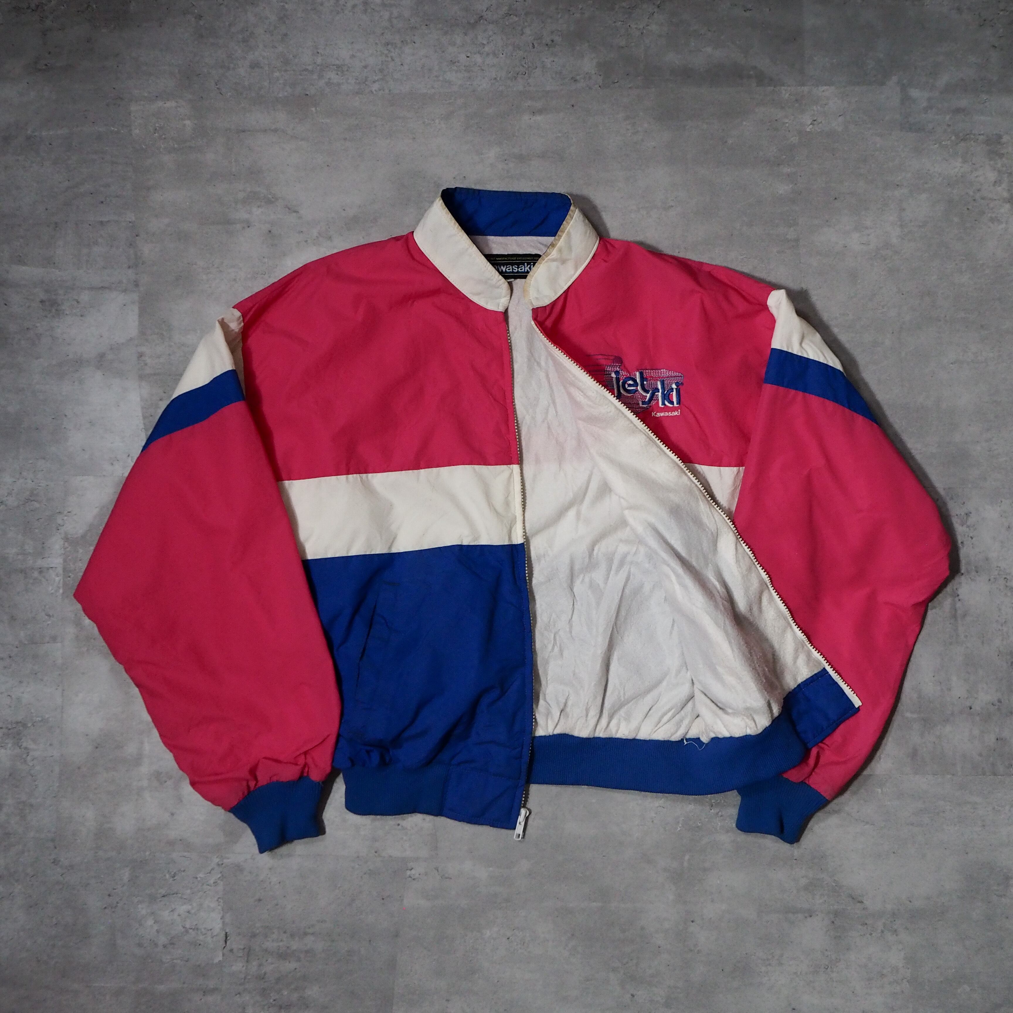 80s-90s “kawasaki jet ski” nylon jacket 80年代 90年代 カワサキ ...