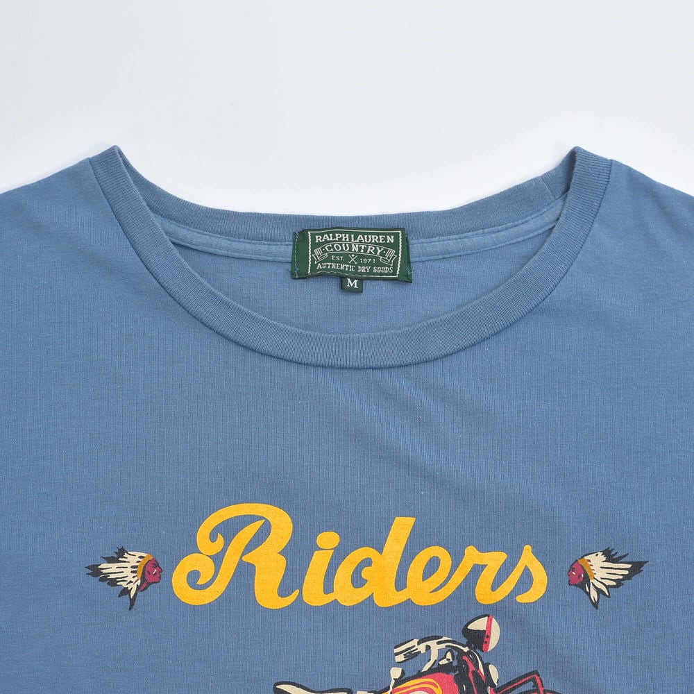 90s RALPH LAUREN COUNTRY ラルフローレンカントリー 両面プリント 袖