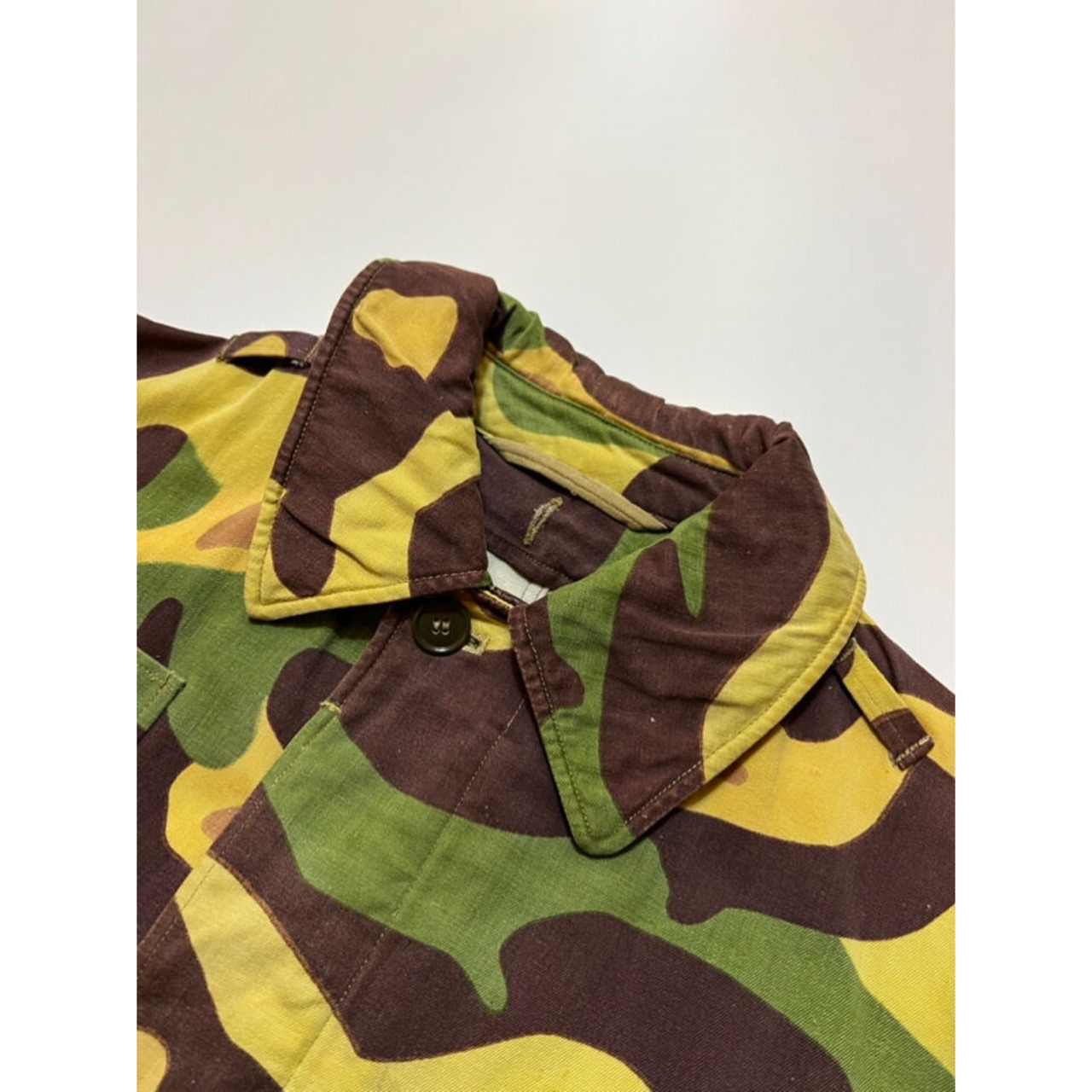 60s CZECH SLOVAKIA MILITARY SALAMANDAR CAMO COAT Size 1B (L程)