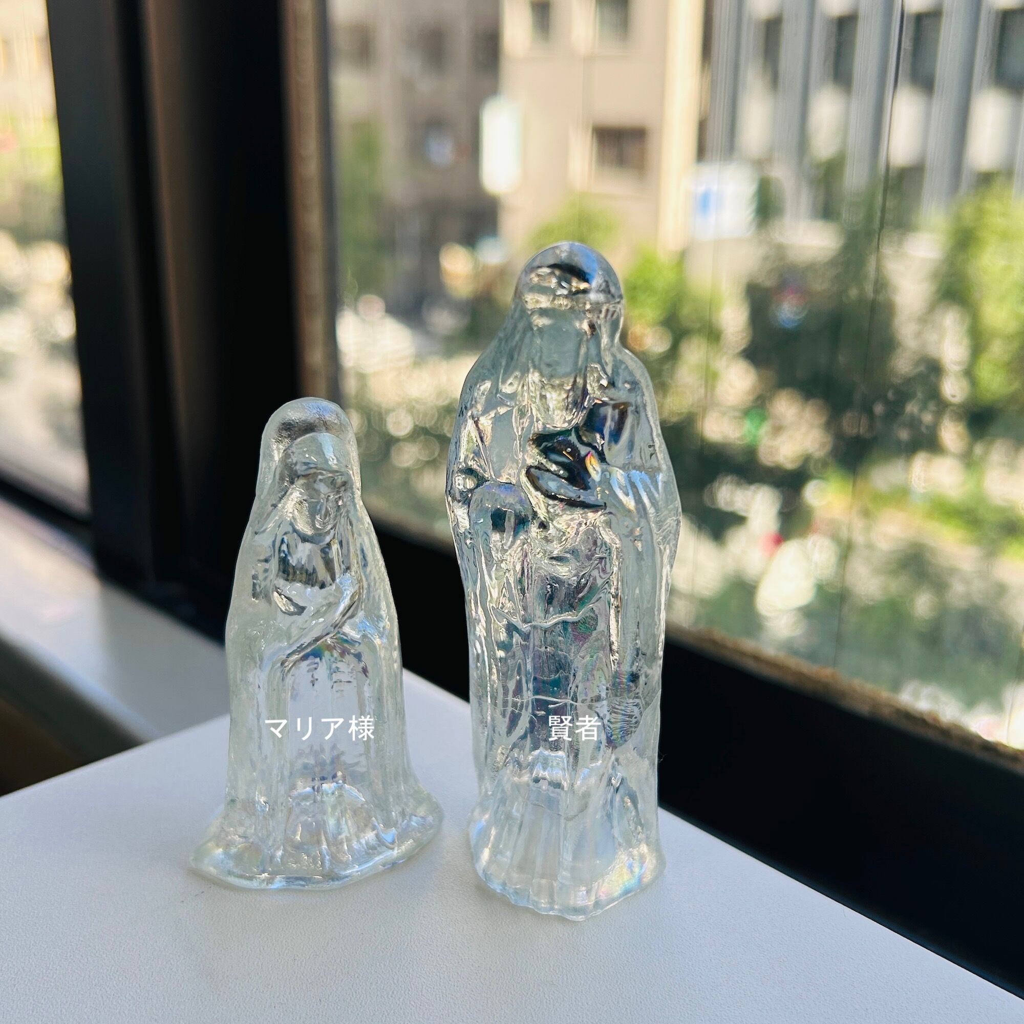 vitnage ガラス置物 人形（マリア様・賢者） | Milo Antiques & Vintage