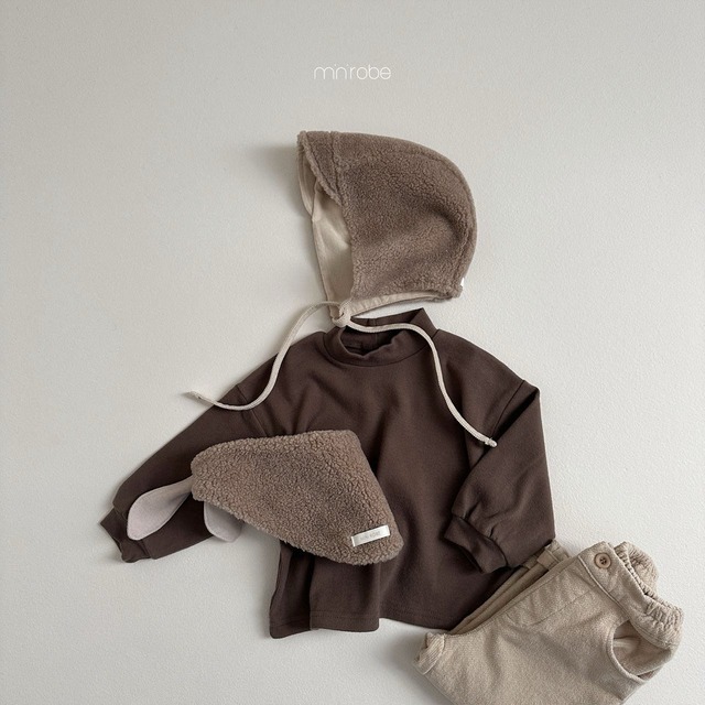 即納 LAST 1 - beige / poodle scarf [ minirobe ]