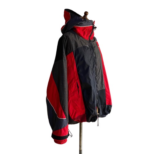 Rebuild mountain parka red black