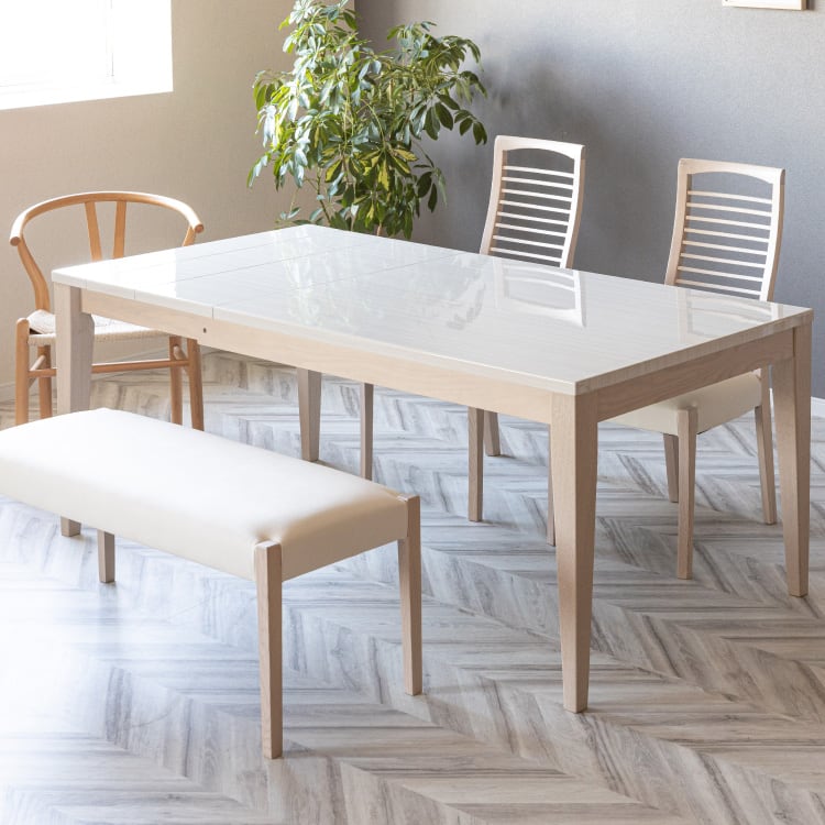 5%OFFコード：F501】 ダイニングベンチ 140cm 完成品 北欧 おしゃれ