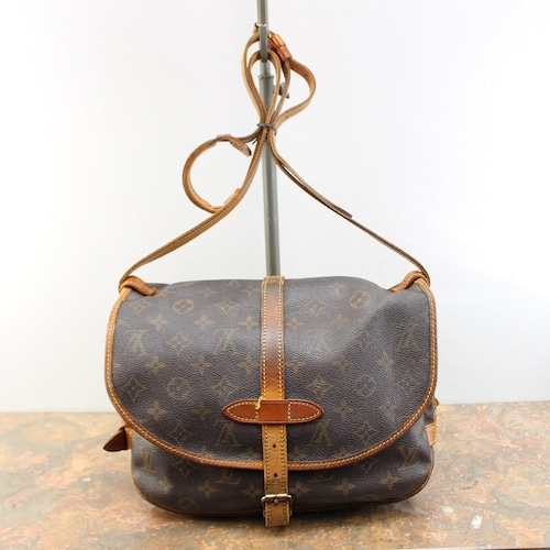 .LOUIS VUITTON M42256 VI0942 MONOGRAM PATTERNED SHOULDER BAG MADE IN FRANCE/ルイヴィトンソミュール30モノグラム柄ショルダーバッグ2000000062013