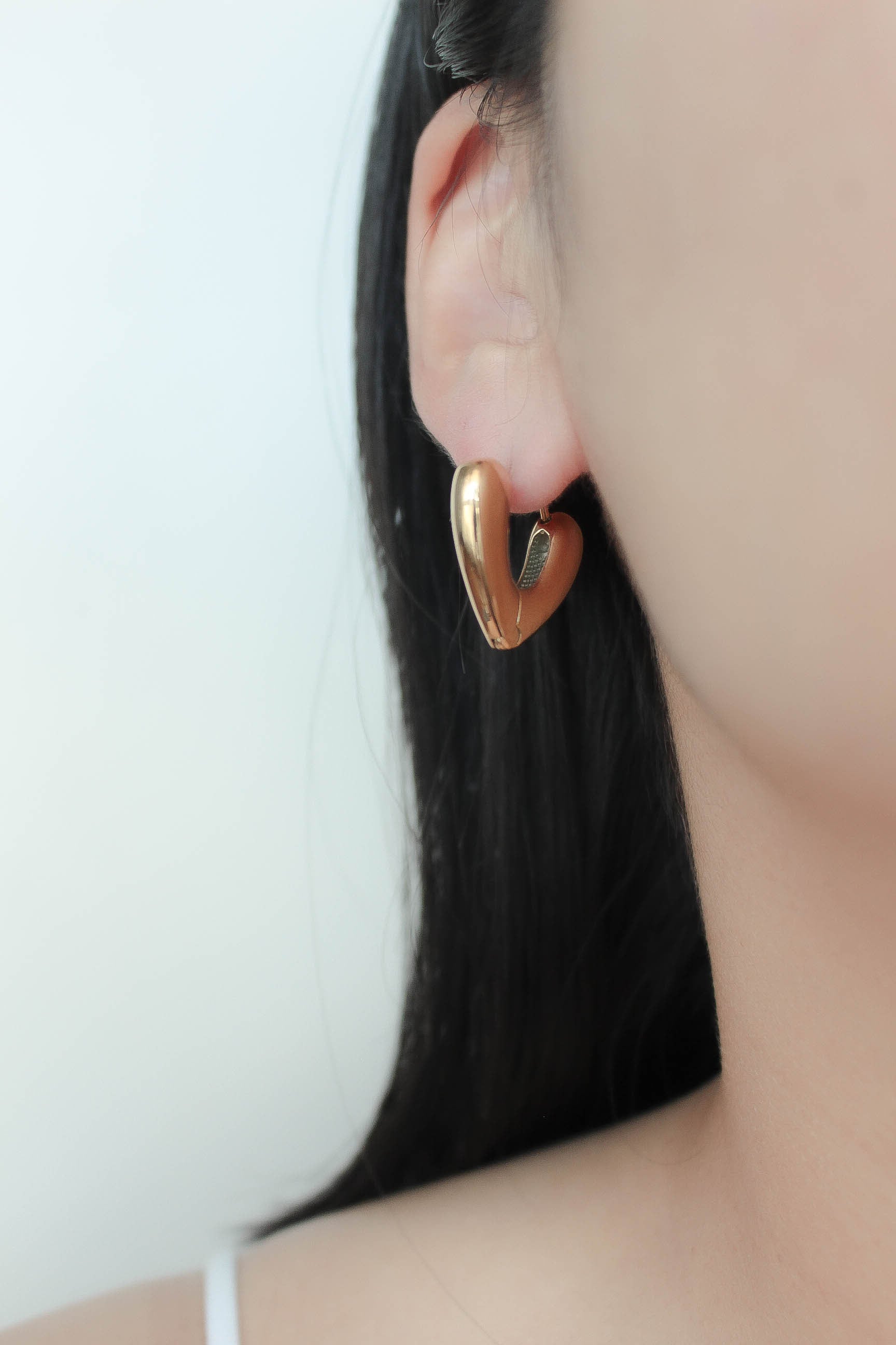 Heart Nuance Pierce | ebine(エビネ)|金属アレルギー対応アクセサリー