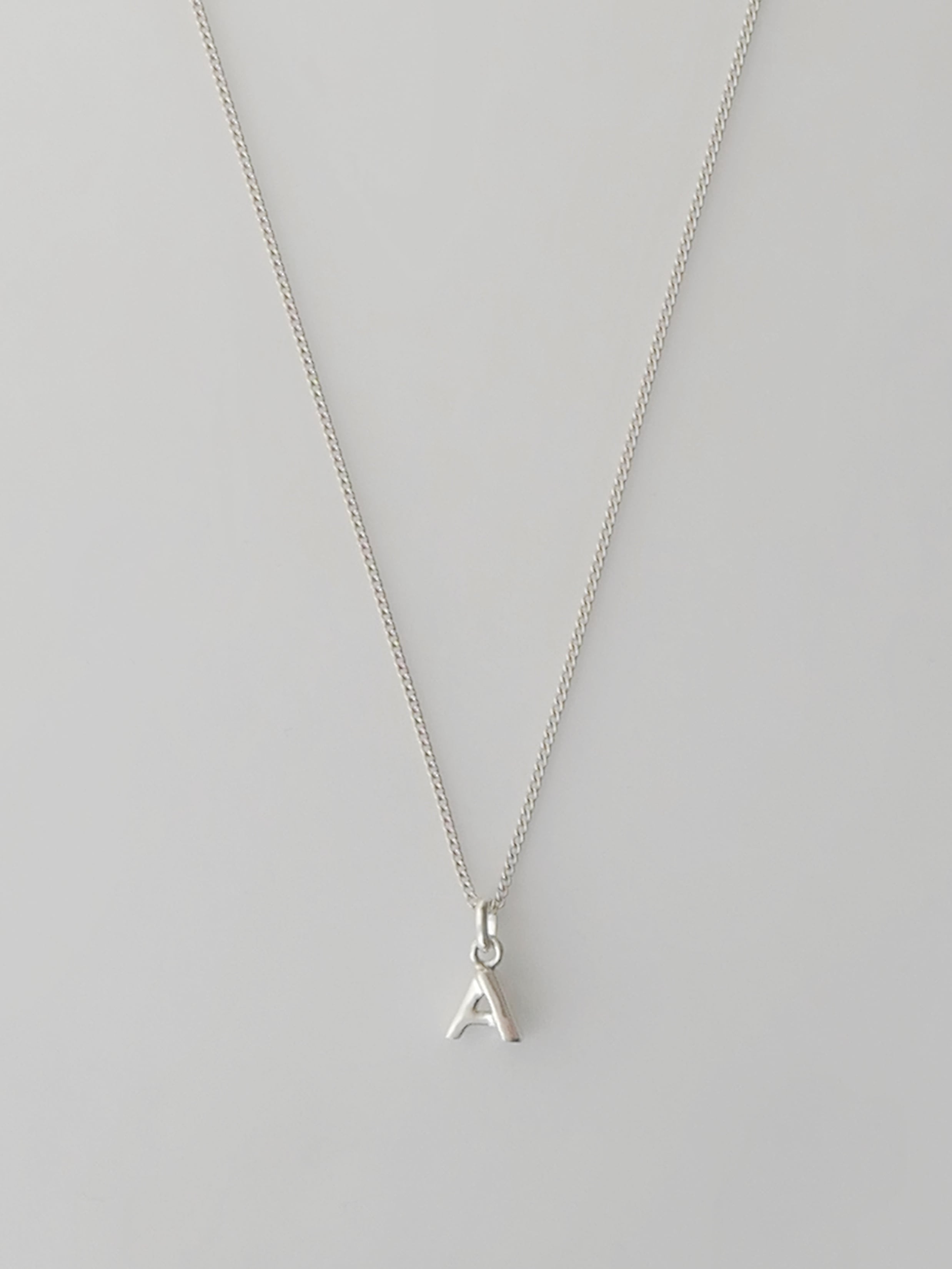 【受注品】initial charm necklace 01