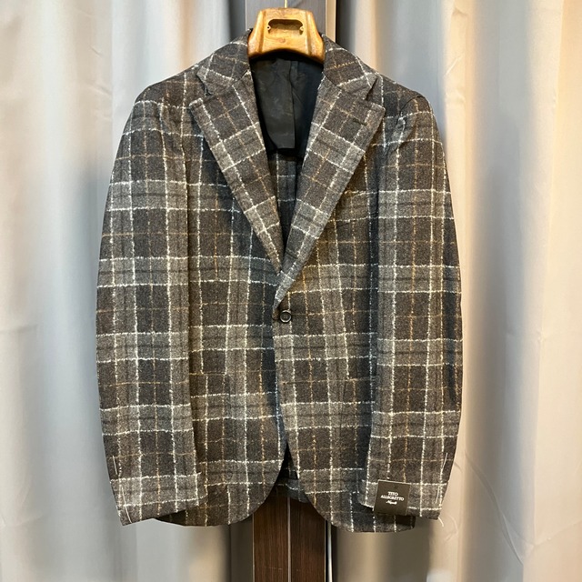 未使用品 TITO ALLEGRETTO CHECK WOOL JACKET《44》