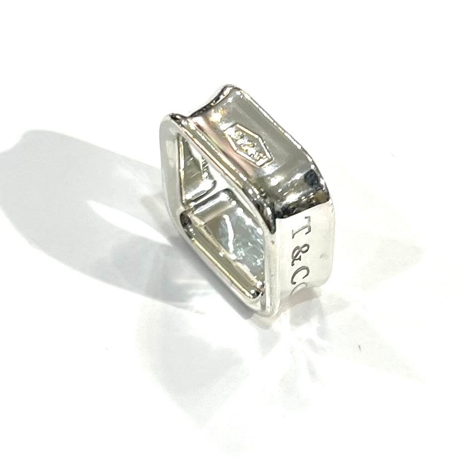 TIFFANY&CO.】【5.5-6号】2603 T&CO 1837 スクエアリング／シルバー925