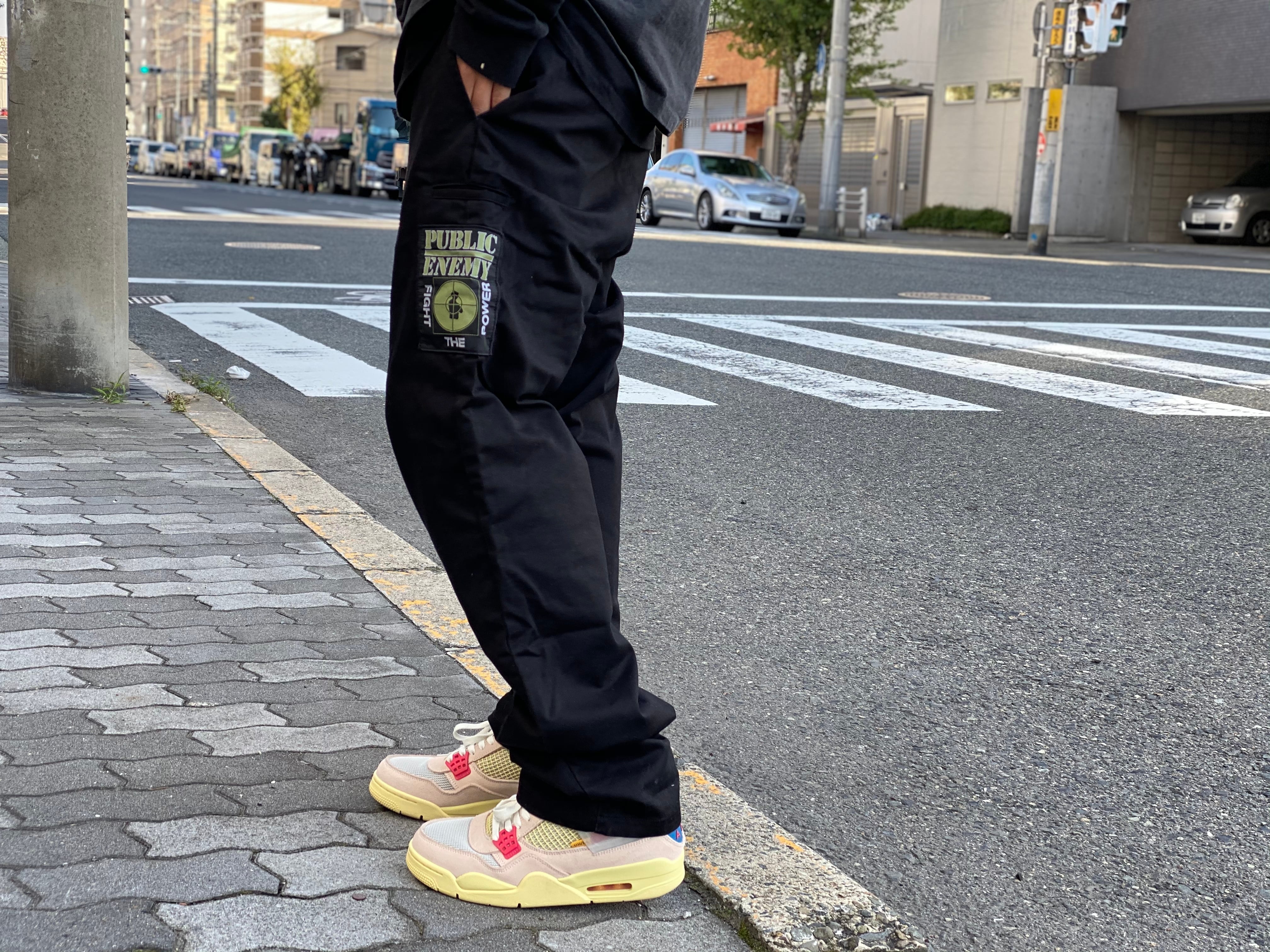 Supreme × UNDERCOVER PUBLIC ENEMY WORK PANT BLACK 34 IC1448 