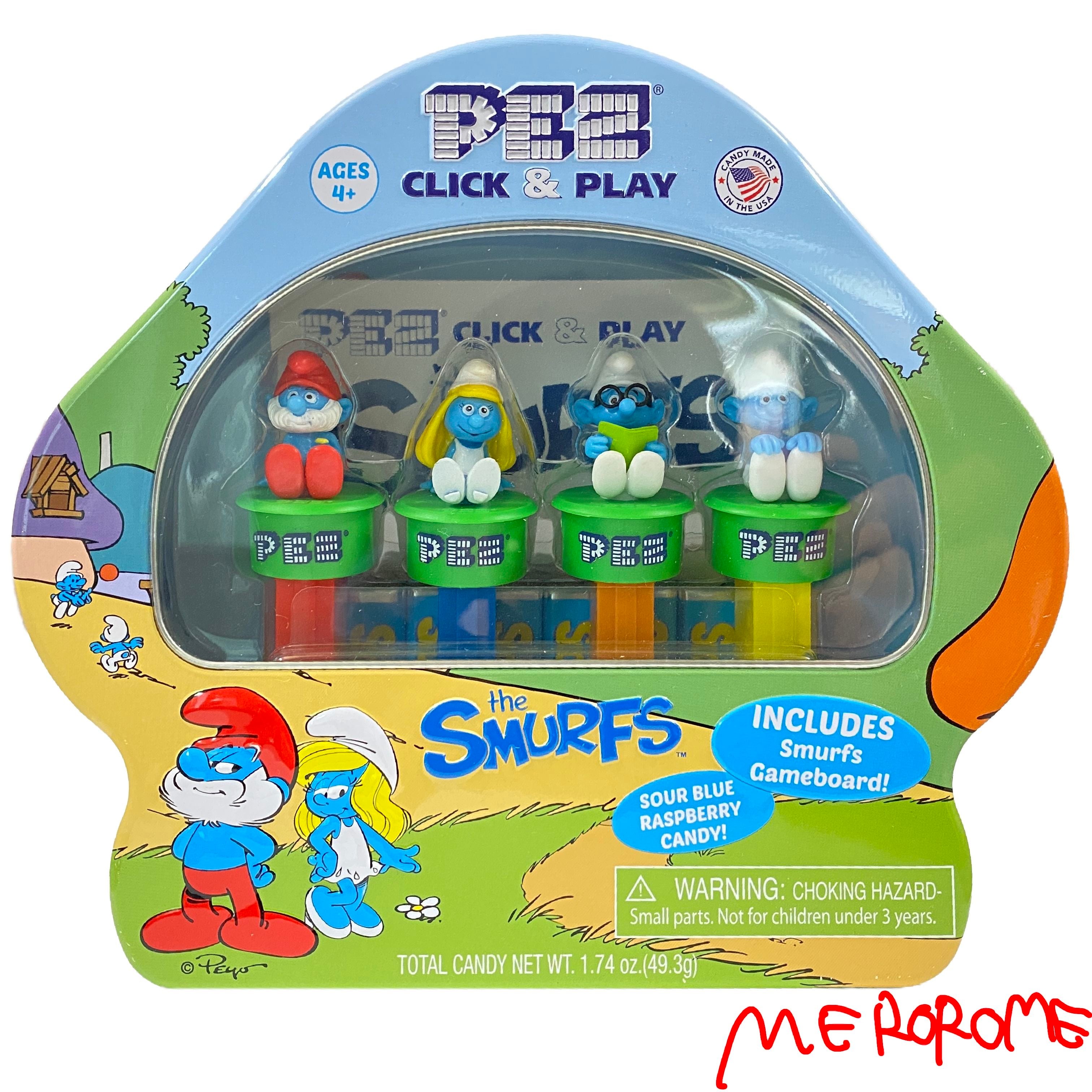 PEZ Smurfs CLICK & PLAY | ペッツ スマーフ ギフトセット