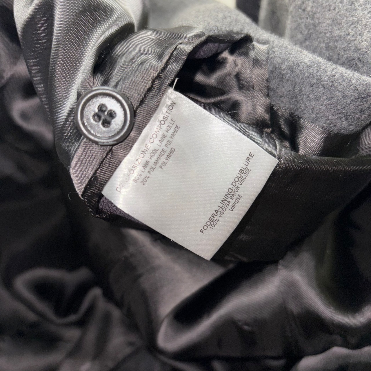 2007AW ALEXANDER McQUEEN melton wool napoleon coat