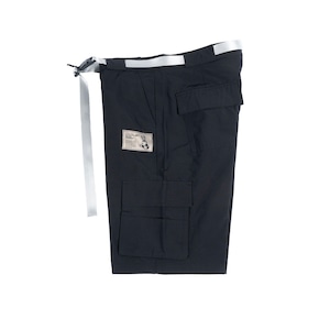 SALE 送料無料【HIPANDA ハイパンダ】メンズ ショートパンツ MEN'S BELTED SHORTS CARGO PANTS / BLACK