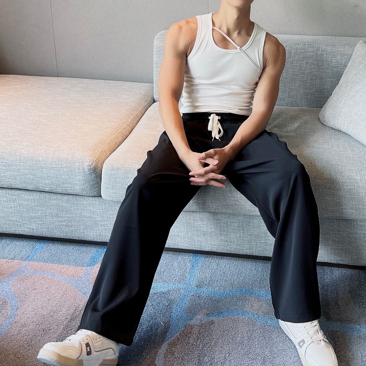 ドレープシルキーワイドレッグパンツ　MT0530004