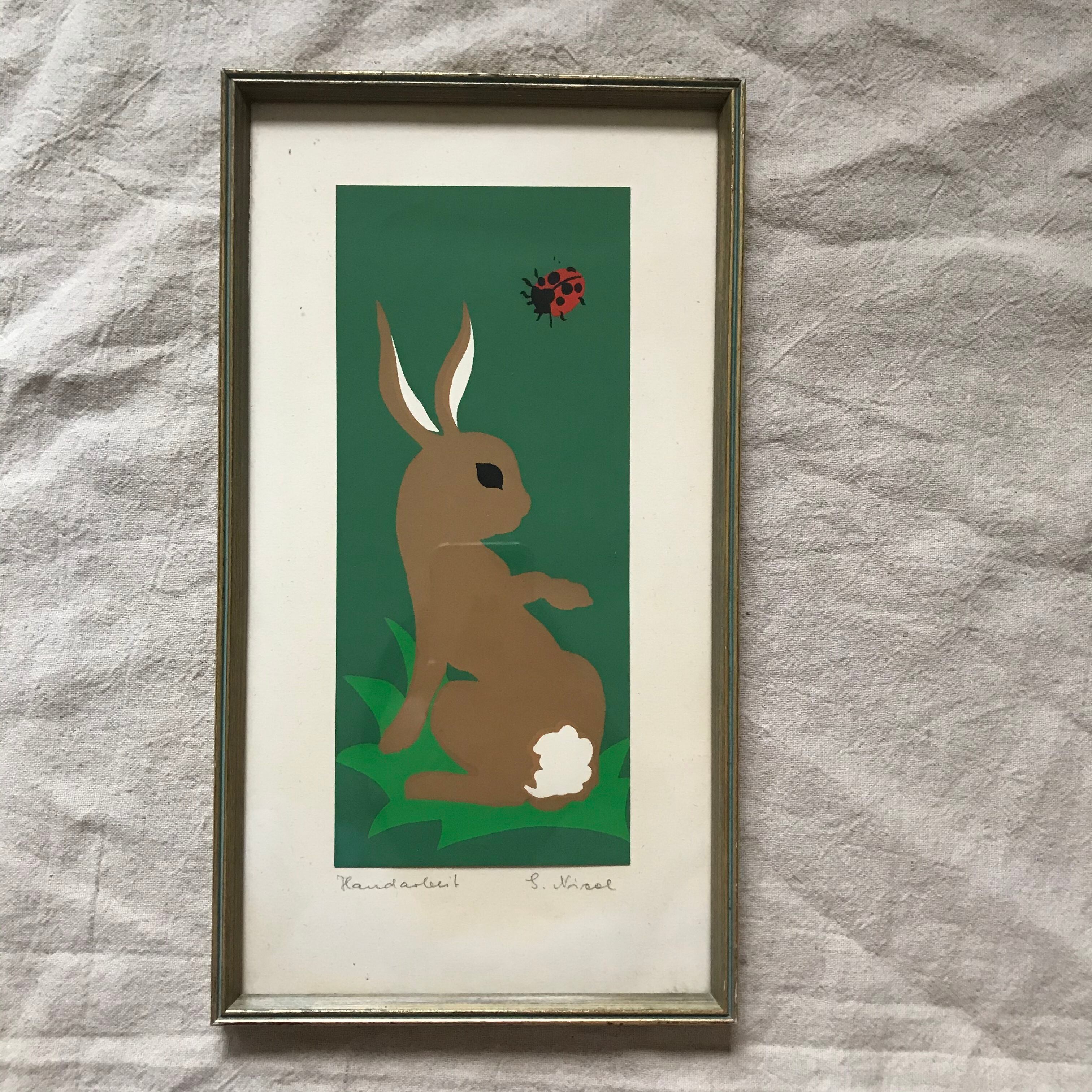 大きめのうさぎの絵