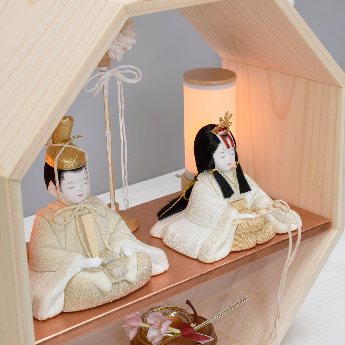 雛人形 木目込み雛人形 十五人揃い アンティーク 木目込み豆雛 十五人