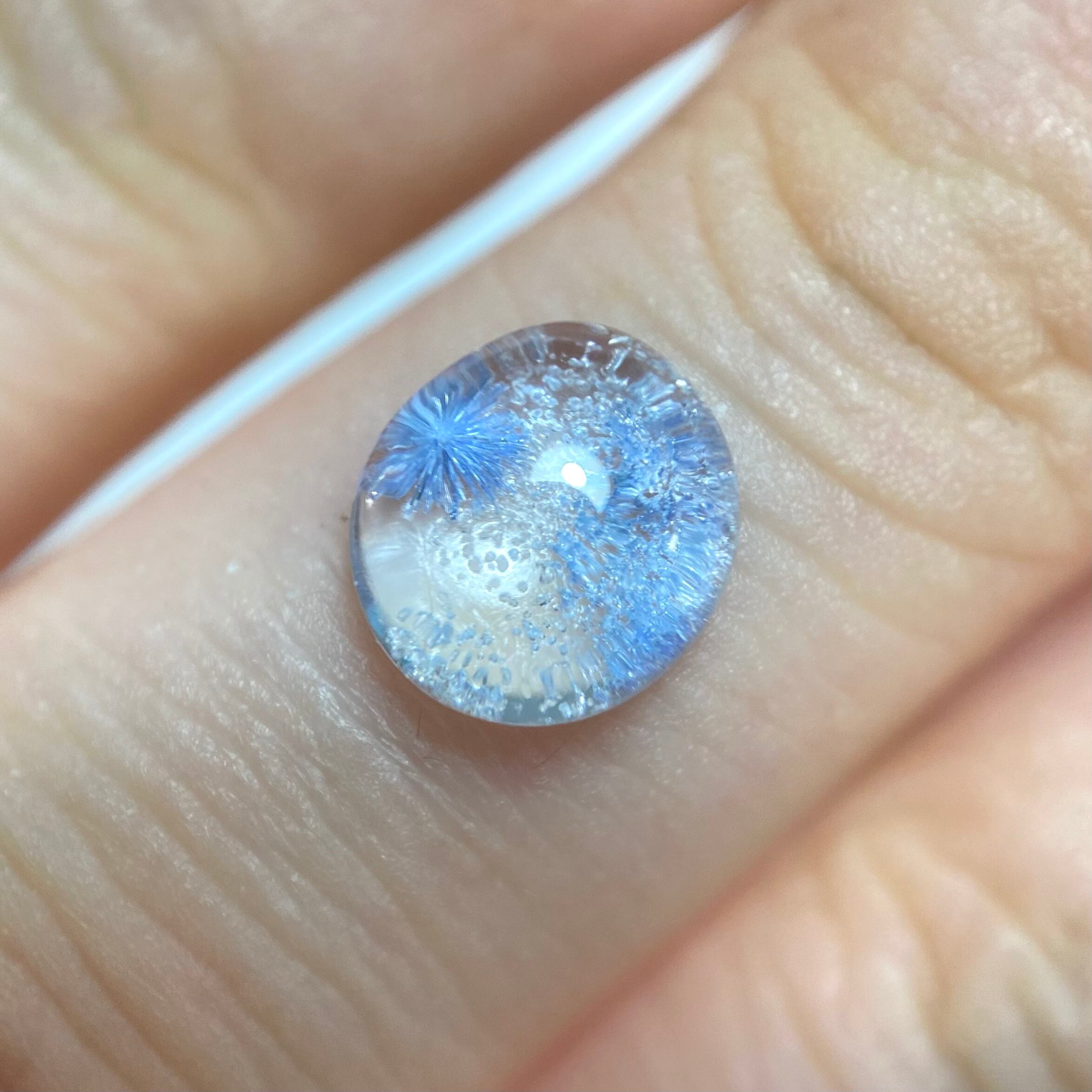 水中花 デュモルチェライトインクオーツ