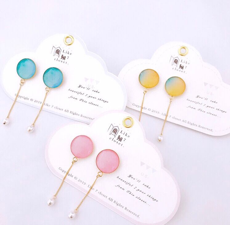 風船イヤリング