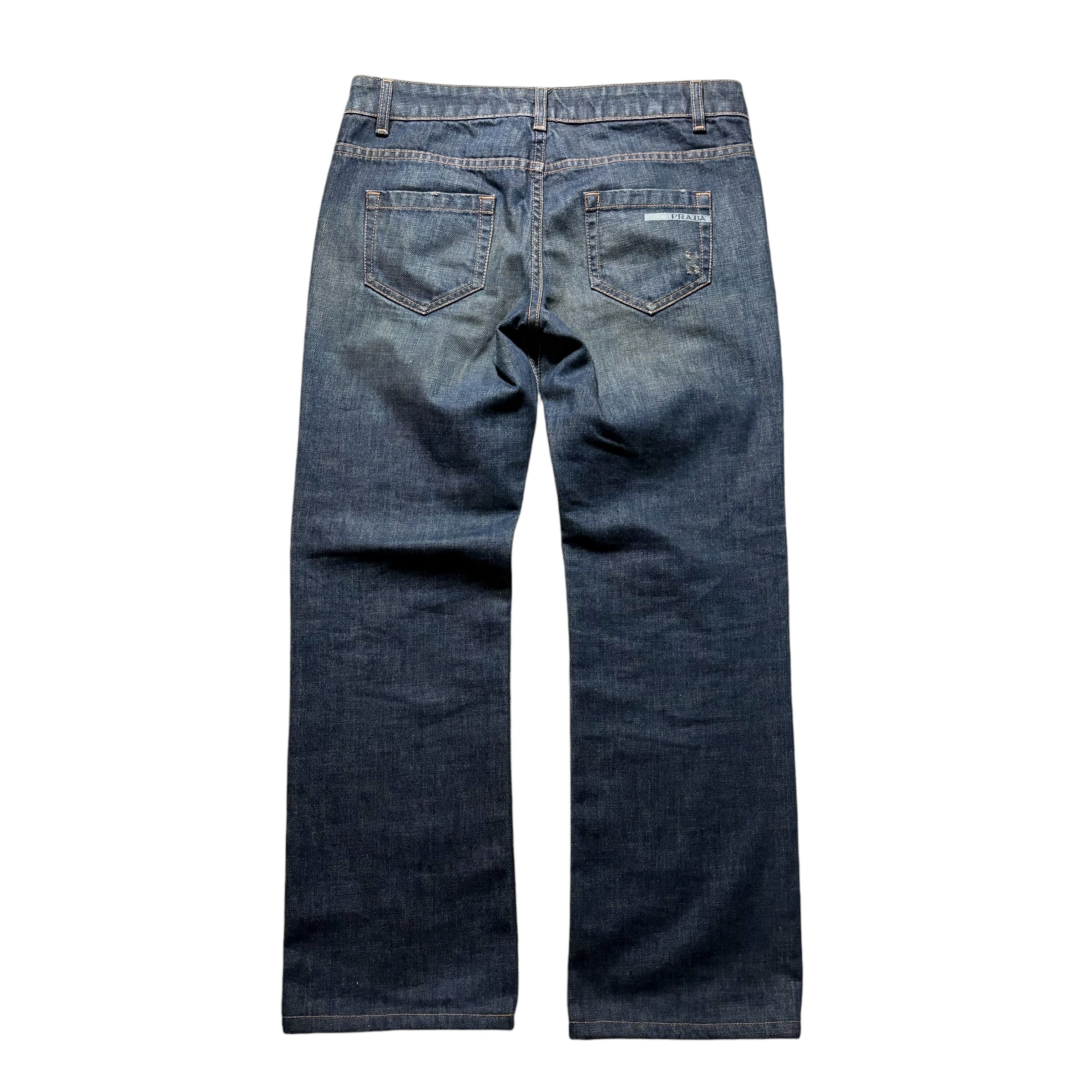 PRADA テーパード デニム ジーンズ PRADA boots-cut denim pants | NOIR ONLINE