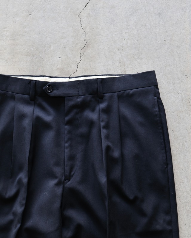 【GIORGIO ARMANI】2-pleat wide slacks <set-up>
