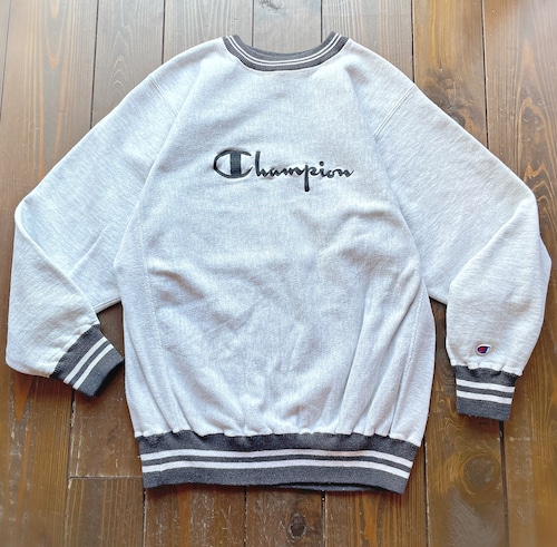 90s Champion ReverseWeave 〝BLACK LIB LINE BIG LOGO〟Sweat