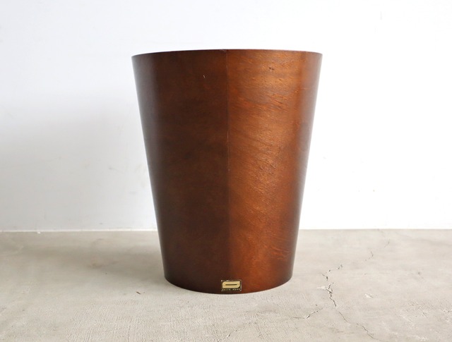 【送料無料】　サイトーウッド　円錐　オールド　ペーパーバスケット