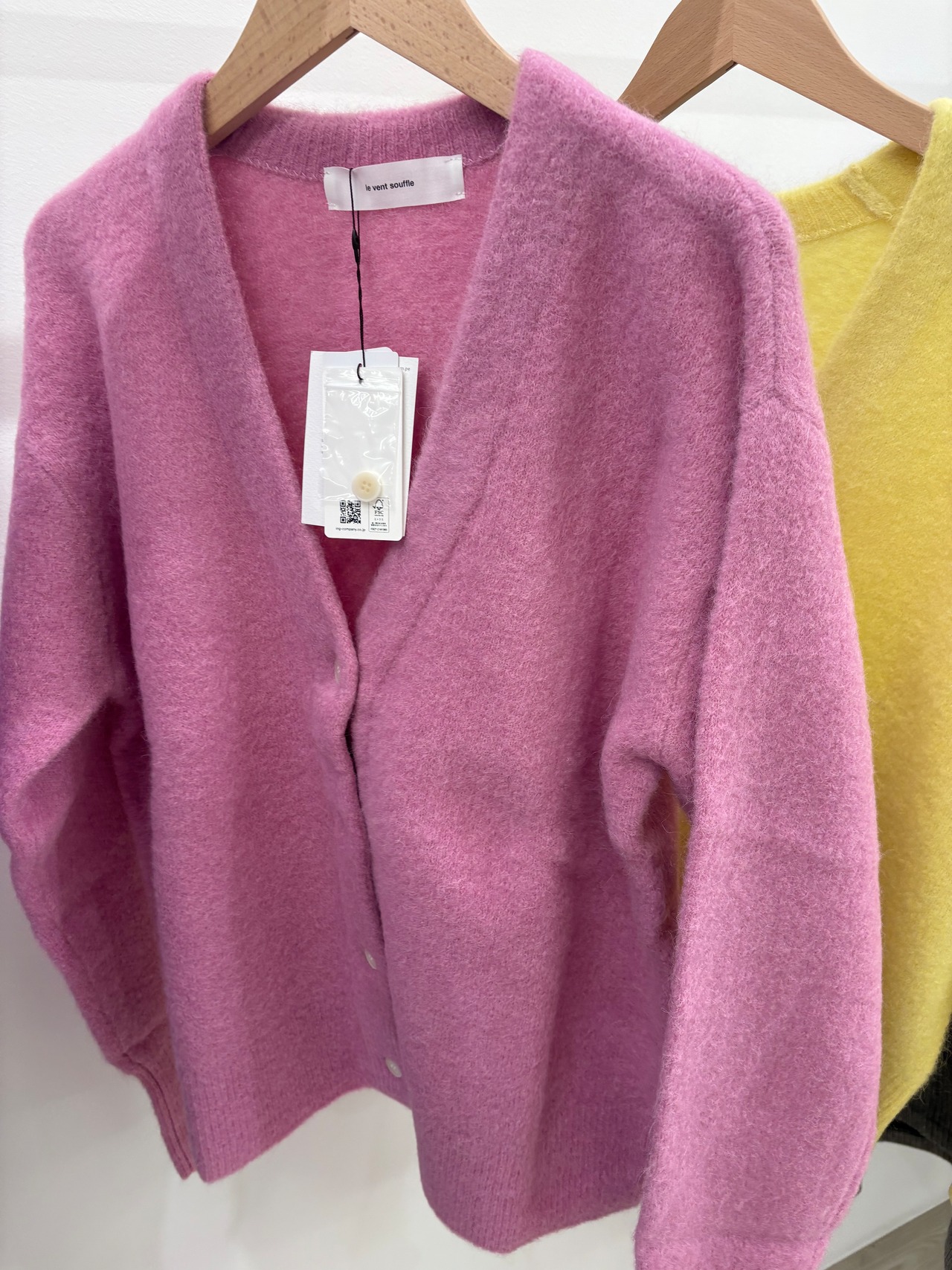 le vent souffle スーリーアルパカカーディガン　K053