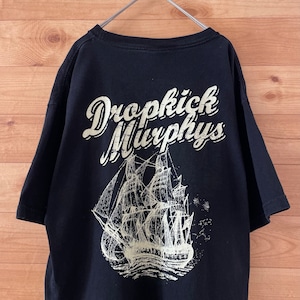 【Dropkick Murphys】USA製 バンド Tシャツ 両面プリント ドロップキック・マーフィーズ ロックt  バンt L US古着