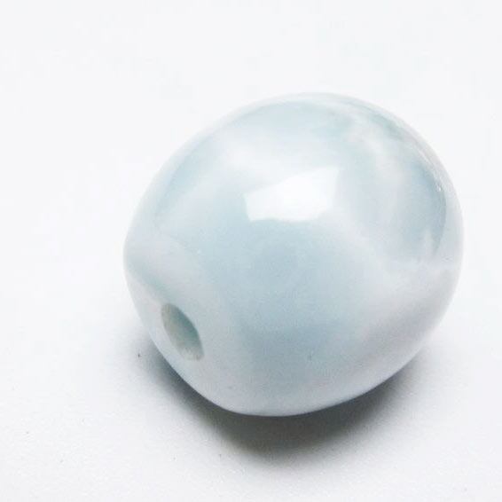 ラリマー パーツ ビーズ 穴あき アクセサリーパーツ ハンドメイド 一点物 メール便可 [M便 1/10] 112-11342