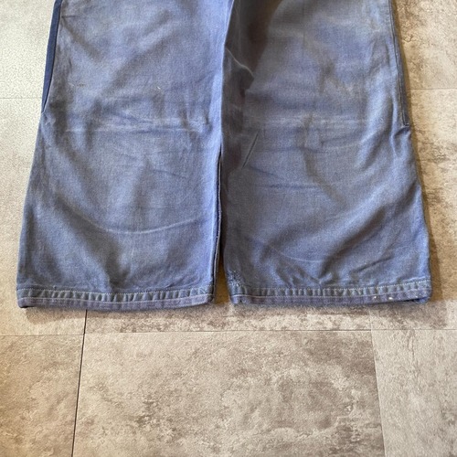 50-60s Savo フレンチワーク パッチワーク ダブルニー パンツ W29 詳細写真18