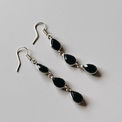 Black Onyx Drop Pierce