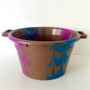 Africa Plastic marble pattern bucket アフリカ マーブル プラスチック バケツ30L