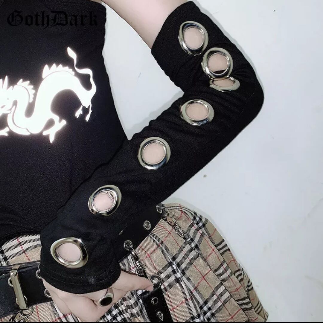 GOTH DARK / パンクスタイル ハトメ アームカバー / GOTHIC ARMS