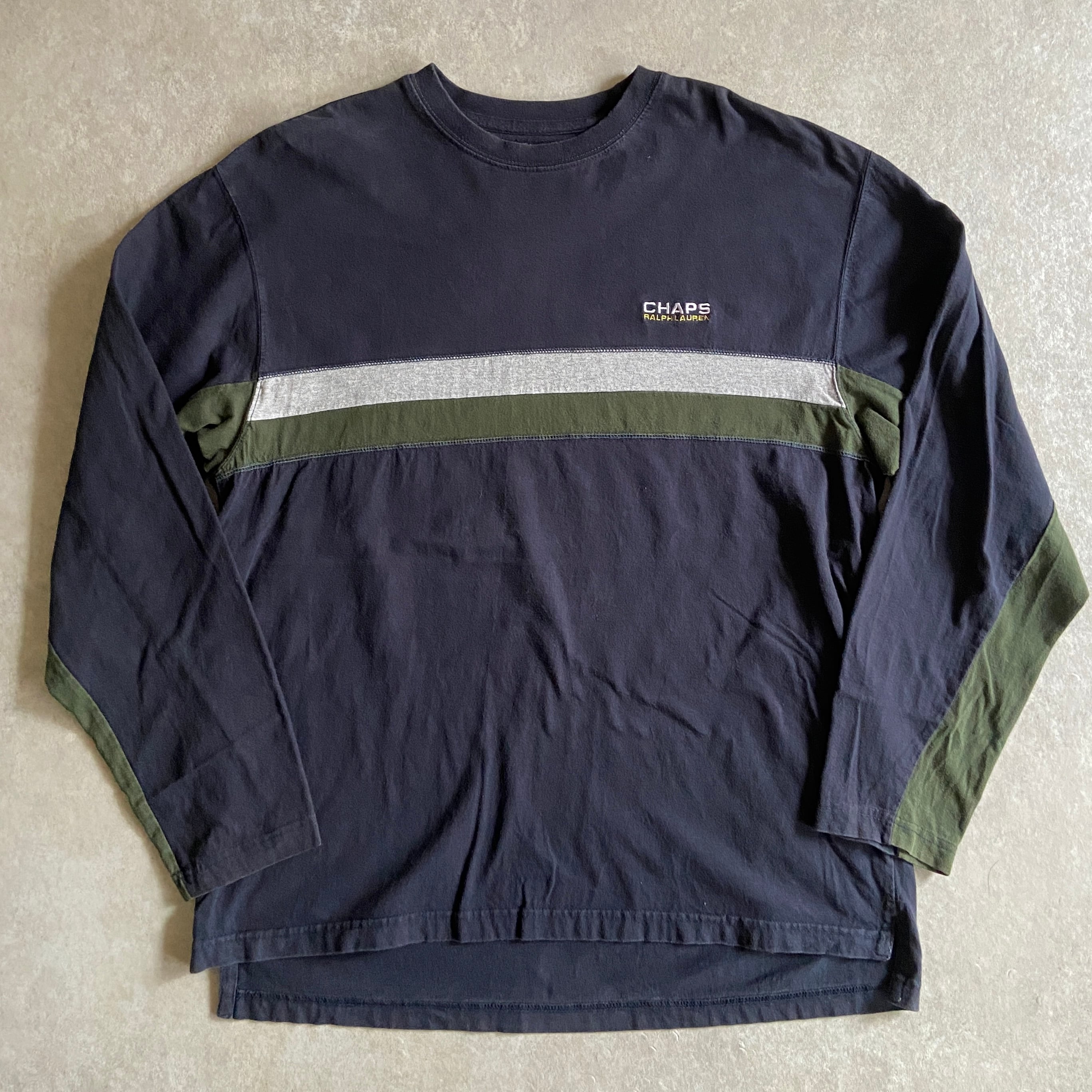 1990s~ CHAPS L/S Tee L H837