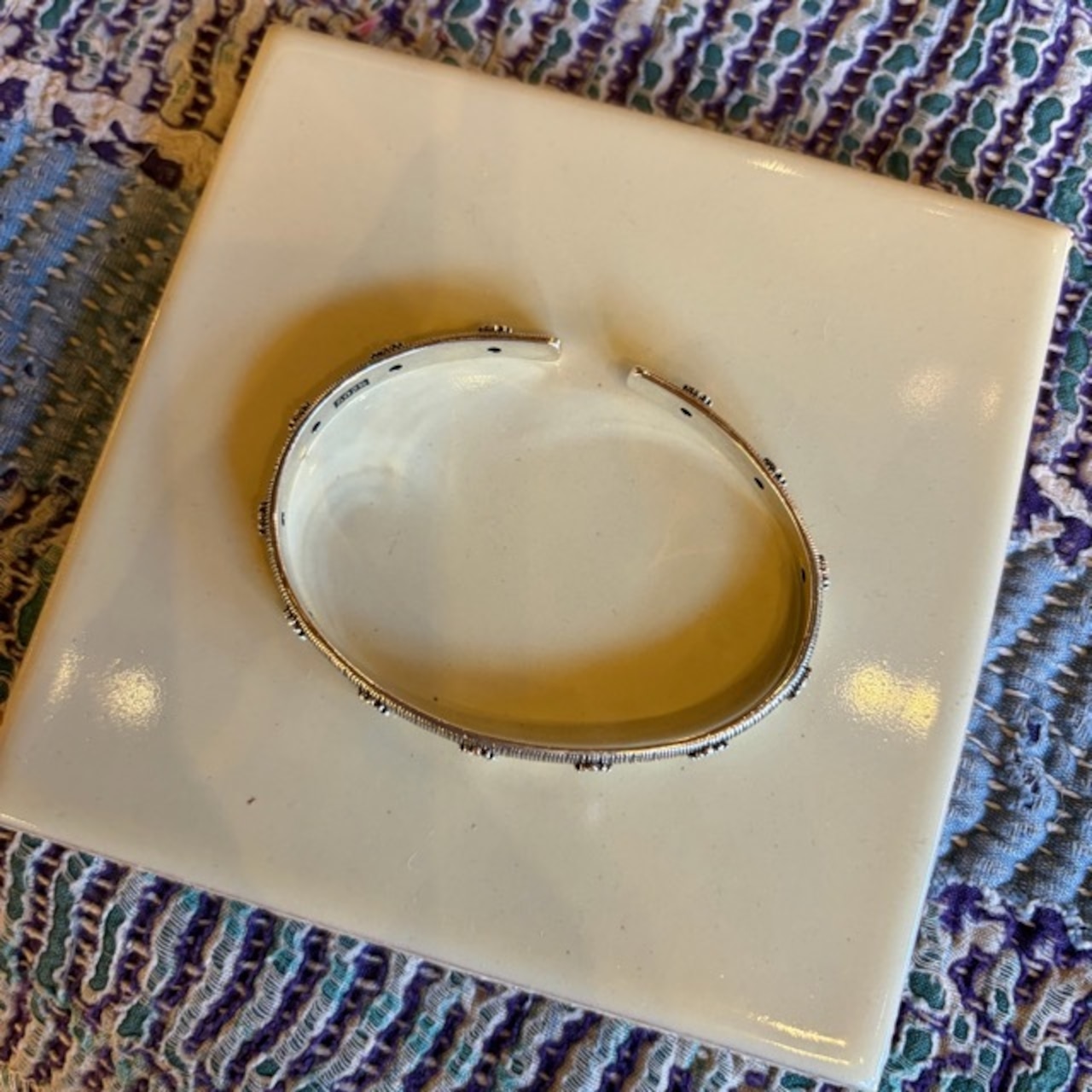 TOPANGA Jewelry Red Stone Bangle　レッドストーンバングル　ブレスレット　シルバーバングル　　バングル　　Bangle 　S925