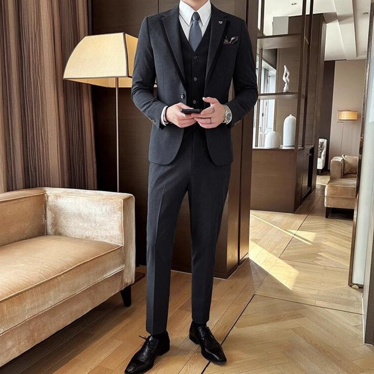 slim fit casual 3piece 00018