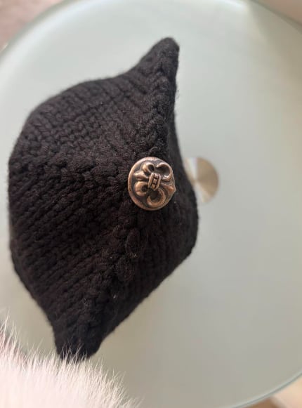 CHROME HEARTS クロムハーツ ビーニー フレア カシミア ニット CHROME HEARTS クロムハーツ ビーニー フレア カシミア ニット
