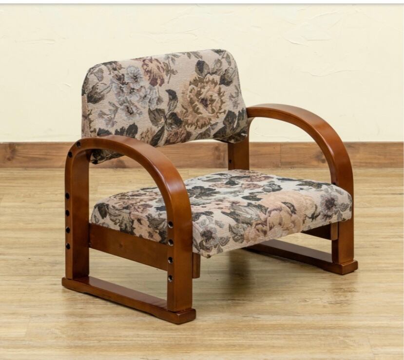 ラクラク座椅子　Fabric ブラウン×4 楽天市場】【レビュー特典】 ラクラク座椅子 ファブリック ブラウン