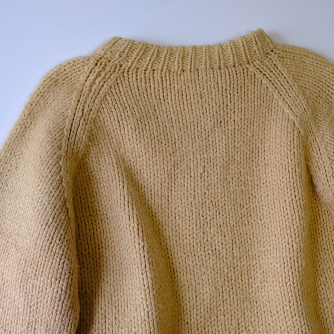 1970〜80s】ビンテージ ハンドメイド デザインニットセーター 