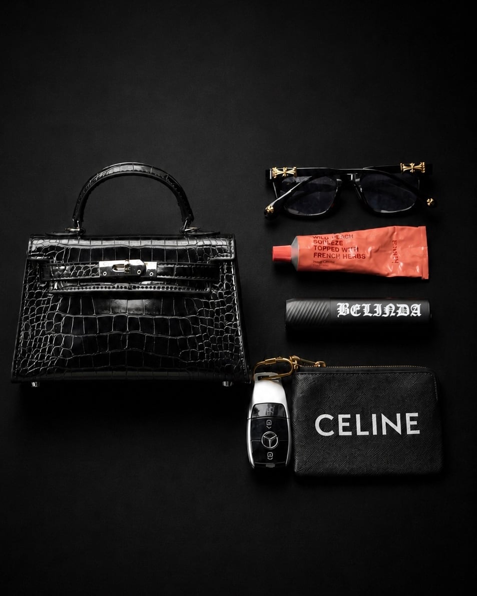 LUXURY CROCO MINI BAG ベルト付き【BLB-26001】 | BELINDA
