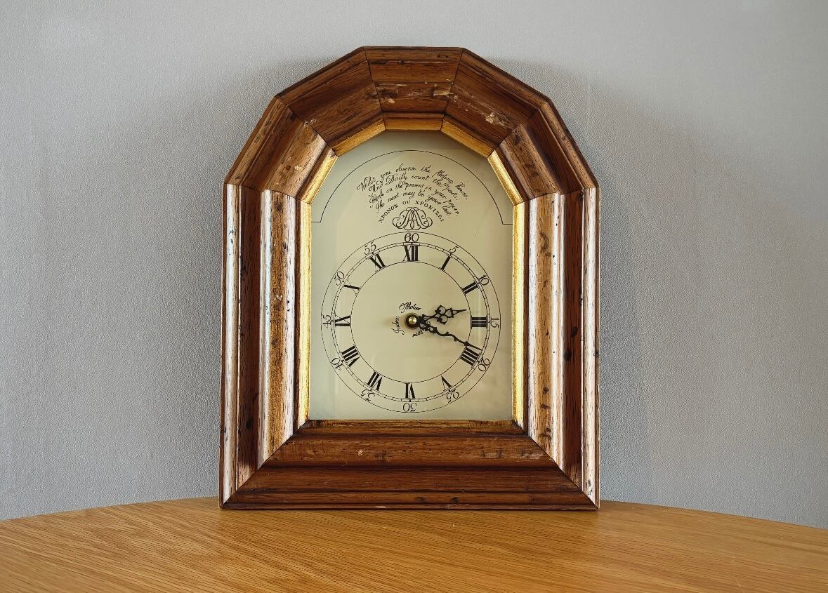 イタリアの古い掛け時計 Italy 時計 昭和レトロ アンティーク